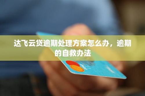 達飛云貸逾期處理方案及自救攻略 理性應對風險，合理規劃債務